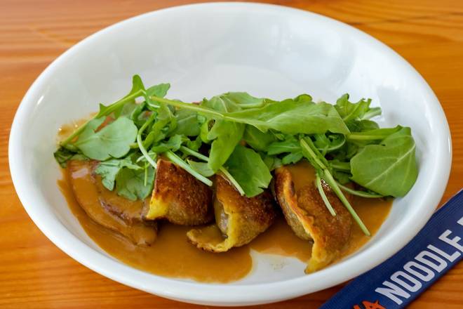 Order Mushroom Dumplings food online from Mecha Noodle Bar store, New Haven on bringmethat.com