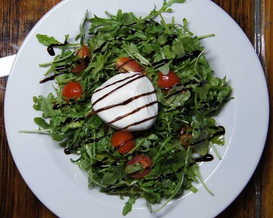 Order Burrata and Tomatoes Salad food online from The Pasta Box store, Miami on bringmethat.com