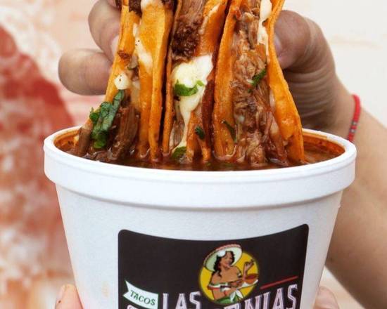 Order 3 Quesabirria tacos order  food online from Tacos las Californias store, Tampa on bringmethat.com
