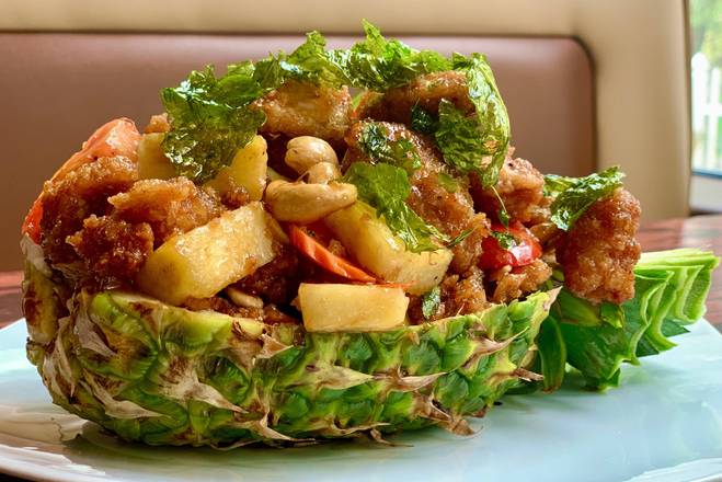 Order Pineapple Chicken food online from Bangkok Thai Restaurant store, Spokane on bringmethat.com