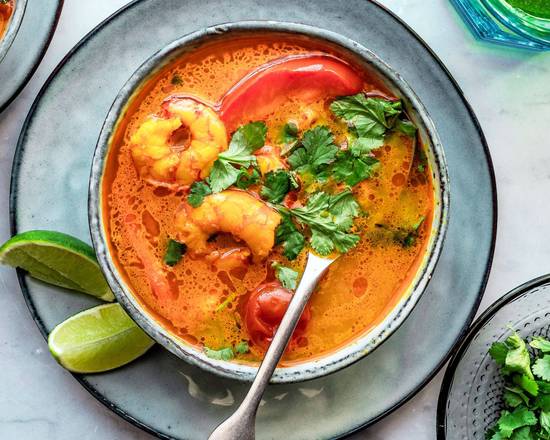 Order (SPICY) TOM YUM food online from Zabb Thai Kitchen store, Clarkstown on bringmethat.com