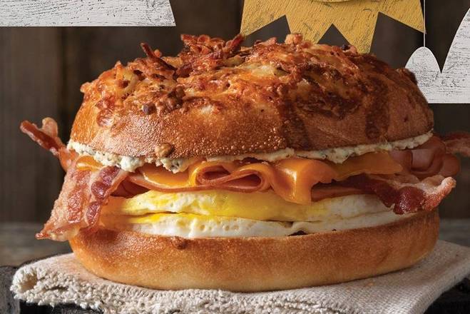 Order Farmhouse Sandwich food online from Einstein Bros Bagels store, Palm Harbor on bringmethat.com