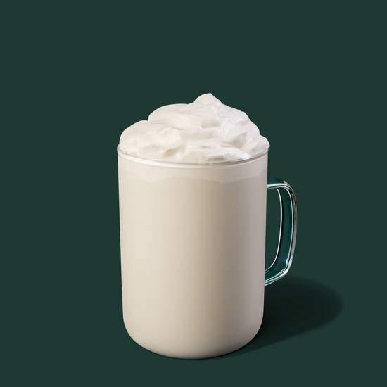 Order White Hot Chocolate food online from Starbucks store, Villa Park on bringmethat.com