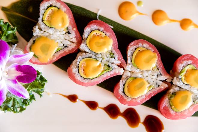 Order Valentine Roll food online from Fuji Sushi Asian Cuisine store, La Porte on bringmethat.com