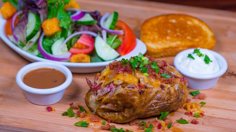 Order Stacked Baked Potato & Salad food online from Smokey Bones BBQ and Grill store, York on bringmethat.com