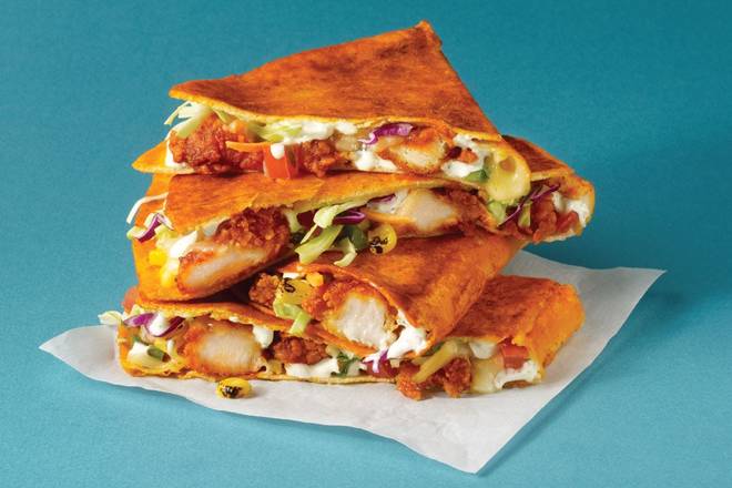 Order Nashville Hot Chicken Quesadilla food online from Savage Burrito store, Brookfield on bringmethat.com