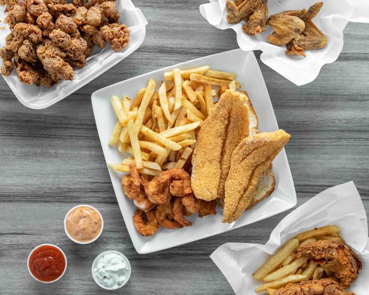 Captain hooks fish and chicken Menu Houston • Order Captain hooks fish