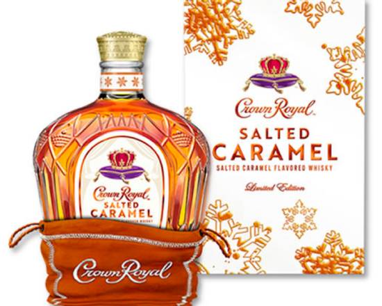 Order Crown Royal Salted Caramel, 750mL whiskey (35.0% ABV) food online from Golden Ox Liquors store, Saint Augustine on bringmethat.com