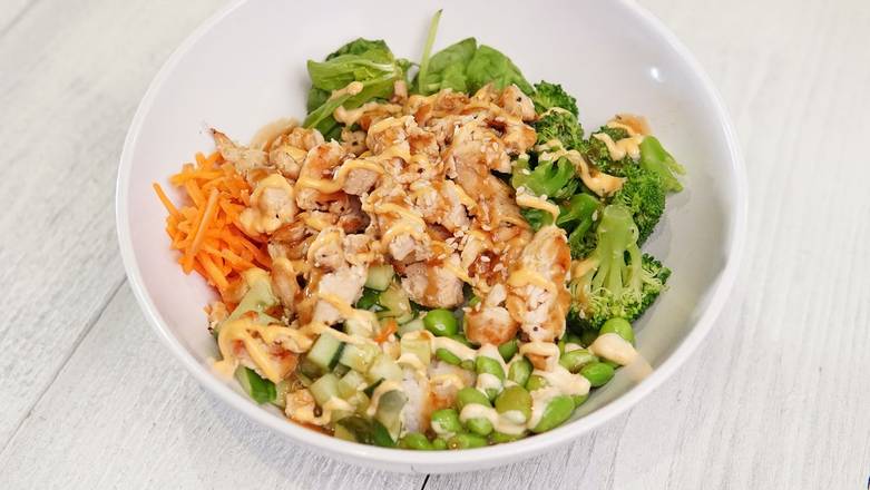 Order Asian Power Bowl w/Grilled Chicken  food online from Hickory Tavern store, Holly Springs on bringmethat.com