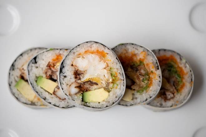 Order Softshell Crab Cut Roll food online from Nobu Miami store, Miami Beach on bringmethat.com
