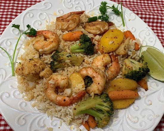 Order Shrimp w/ Chipotle Sauce Combo food online from Crispy Chicken & Rice store, Garland on bringmethat.com