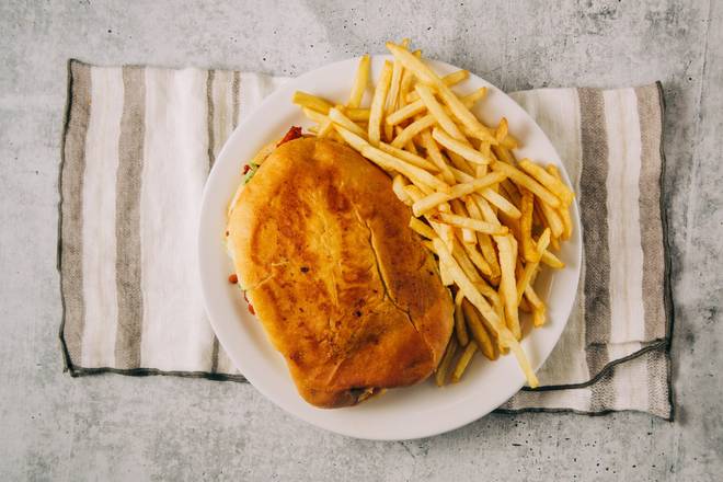 Order Carne Asada Torta food online from Betos Mexican Restaurant store, Salt Lake City on bringmethat.com