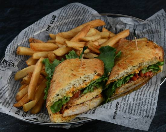 Order Blue Mountain Chicken Sandwich food online from Rainforest Cafe - Galveston store, Galveston on bringmethat.com