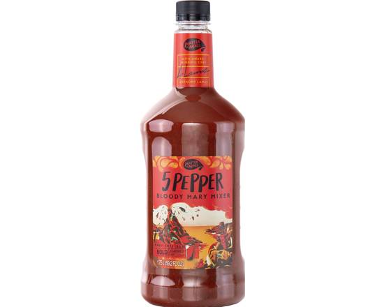 Order Master of Mixes 5 Pepper Bloody Mary Mixer, 1.75L mixer food online from Golden Ox Liquors store, Saint Augustine on bringmethat.com
