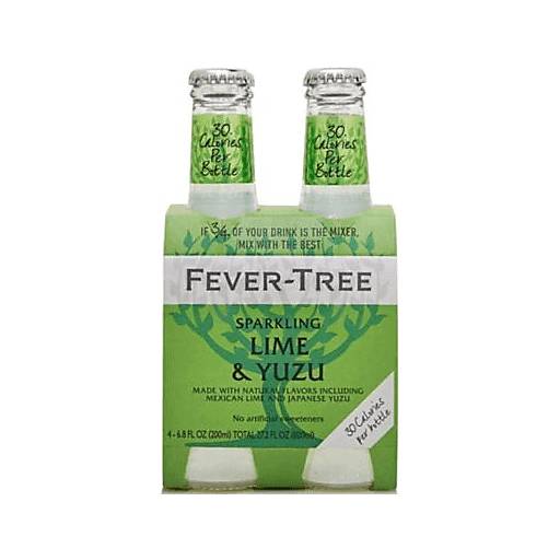 Order Fever-Tree Sparkling Lime & Yuzu (4PK 6.8 OZ) 133615 food online from Bevmo! store, Albany on bringmethat.com
