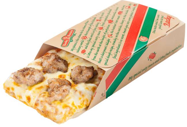 Order Italian Sausage Regular Slice food online from Rocky Rococo store, Oshkosh on bringmethat.com