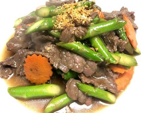 Order Asparagus food online from Topthai Kitchen store, Lincoln on bringmethat.com