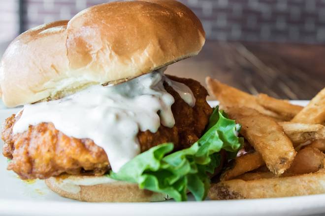 Order Buffalo Chicken Sandwich food online from Carolina Ale House store, Jacksonville on bringmethat.com