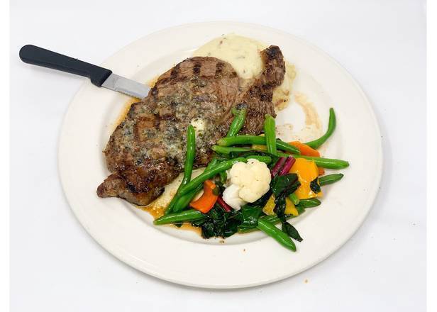 Order Charbroiled 12oz Ribeye Steak food online from Moretti's Ristorante & Pizzeria store, Chicago on bringmethat.com
