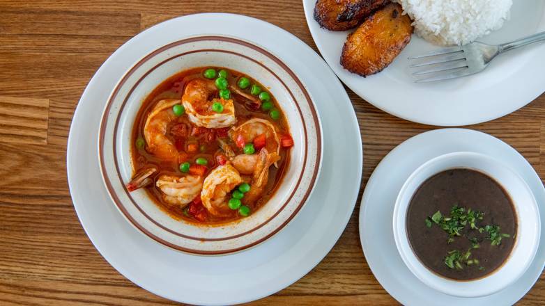 Order #33 Camarones Enchilados (Shrimp In Creole Sauce) food online from Versailles store, Encino on bringmethat.com