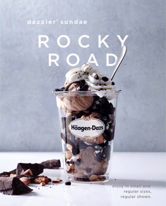 Order Rocky Road Dazzler Sundae food online from Haagen Dazs Shop store, Woodbury on bringmethat.com