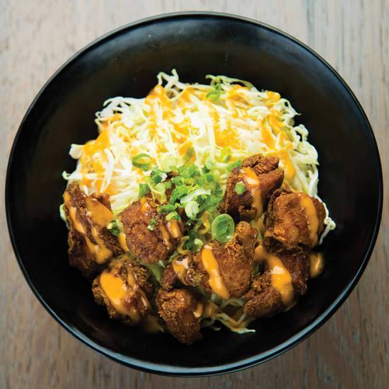 Order Fried Chicken Karaage Rice Bowl food online from Gyu-Kaku store, Honolulu on bringmethat.com