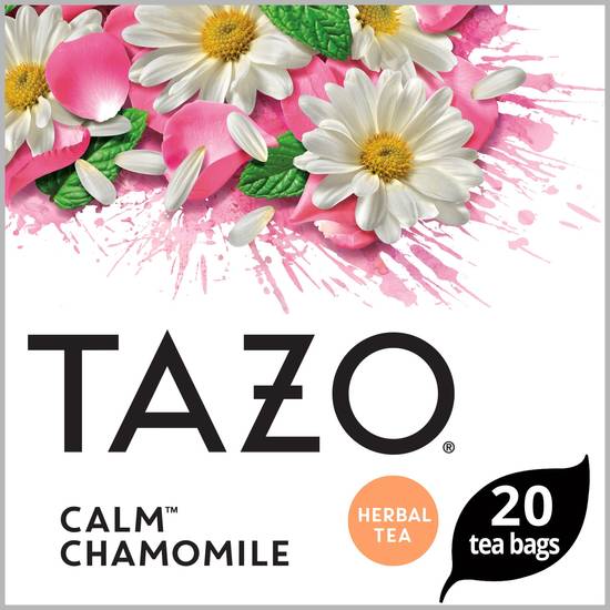 Order Tazo Herbal Caffeine-Free Calm Chamomile Tea Bags For a Calming Beverage, 20 Tea Bags food online from Cvs store, WAKEFIELD on bringmethat.com