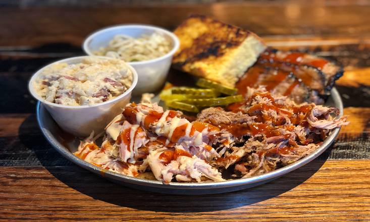 Order Three Star Platter food online from Edley's Bar-B-Que store, Nashville on bringmethat.com