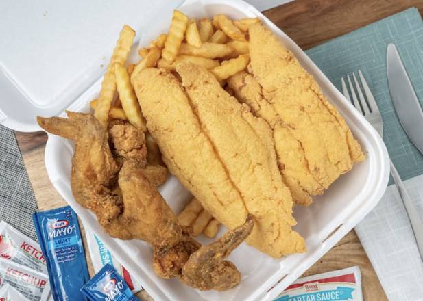 Order Wings & Catfish food online from J Lemon Pepper Fish & Chicken store, Jacksonville on bringmethat.com
