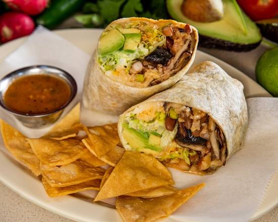 Order Chorizo Burrito food online from Homemade Taqueria store, New York on bringmethat.com
