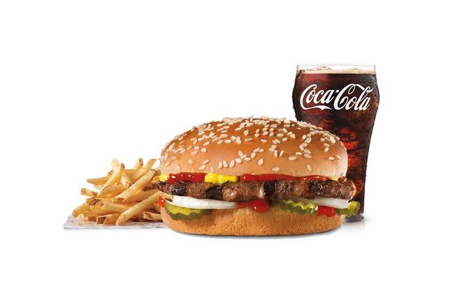 Order Big Hamburger Combo food online from Carl's Jr. store, West Valley on bringmethat.com