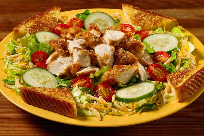 Order CHICKEN TENDER SALAD food online from Shane's Rib Shack store, Marrero on bringmethat.com