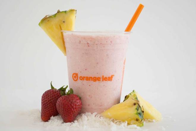 Order Strawberry Pina Colada food online from Orange Leaf store, Urbandale on bringmethat.com
