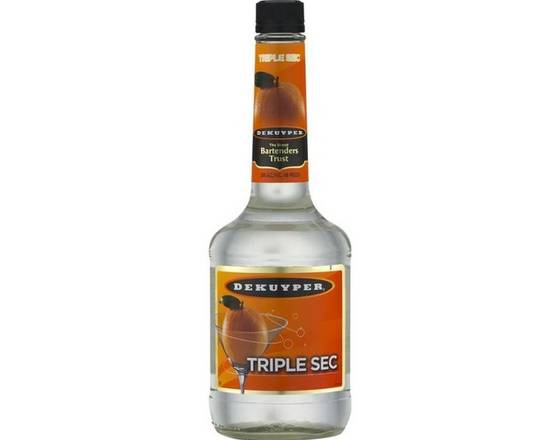 Order Dekuyper Triple Sec, 12pk-750m  (4.0% ABV) food online from Pit Stop Liquor Mart store, El Monte on bringmethat.com