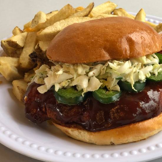 Order BBQ Fried Sandwich food online from Fry Chick store, Oakland on bringmethat.com
