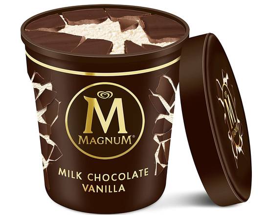 Order Magnum Milk Chocolate Vanilla 1 Pint food online from Fresko Market store, Miami on bringmethat.com