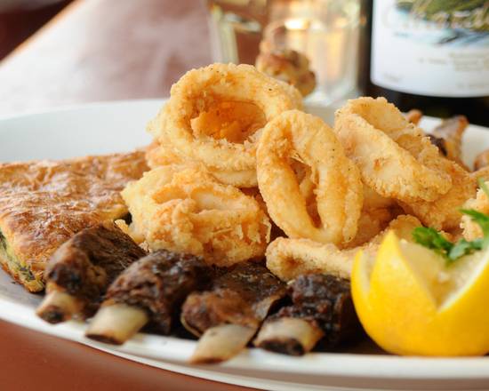 Order Hot Meze Appetizer Platter food online from Taverna Opa - Orlando store, Orlando on bringmethat.com