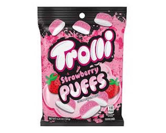 Order Trolli Strawberry Puffs 4.25oz food online from George's Market store, San Francisco on bringmethat.com