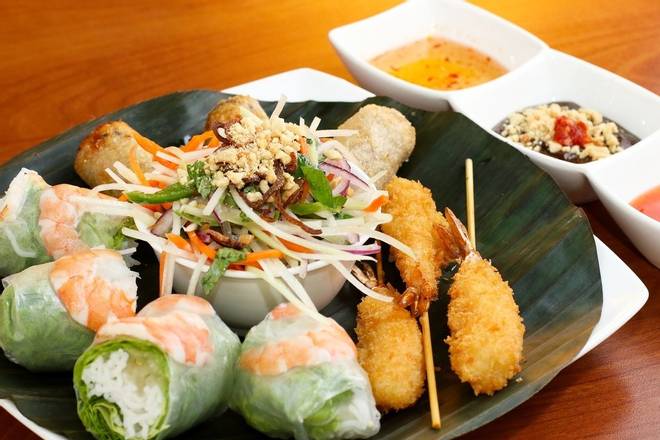 Order Appetizer Combo food online from Sunflower Garden Restaurant store, San Francisco on bringmethat.com