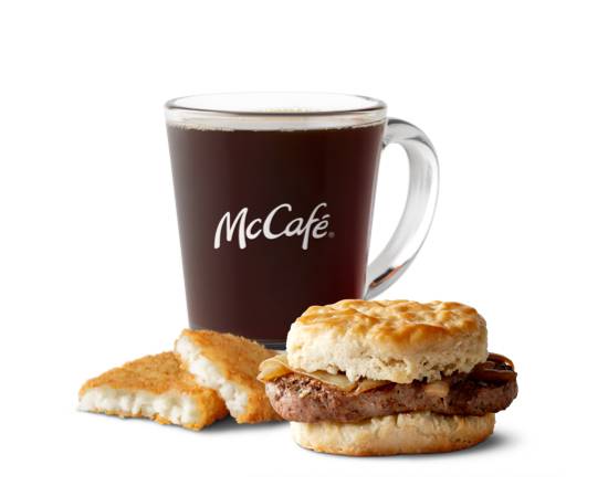 Order Steak Biscuit Meal food online from Mcdonald'S® store, Alexandria on bringmethat.com
