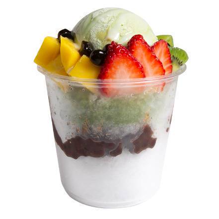 Order Green Tea Bowl Shaved Ice food online from Boba Time store, Los Angeles on bringmethat.com