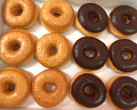 Order DOZEN HALF & HALF (Donut) food online from Sonny Donuts store, Corinth on bringmethat.com