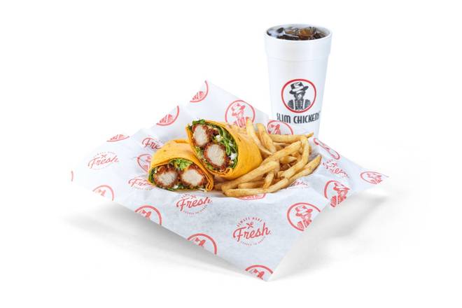 Order Smokey Cheddar Wrap Meal food online from Slim Chickens store, Little Rock on bringmethat.com