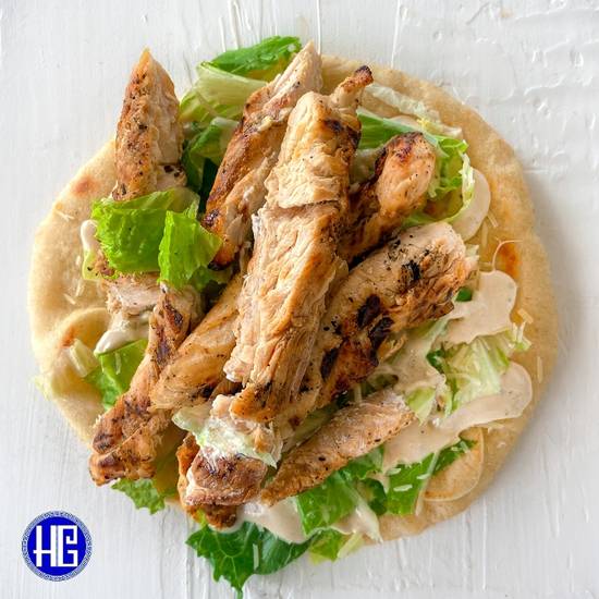 Order Chicken Caesar Pita food online from The Hungry Greek store, Tampa on bringmethat.com