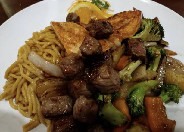 Order Hibachi Grilled King Salmon and Steak         food online from Sushi Bear Sushi & Grill store, Jacksonville on bringmethat.com