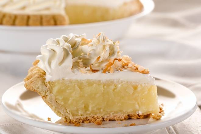 Order Coconut Cream Pie, slice food online from Bakery By Perkins store, Cape Coral on bringmethat.com