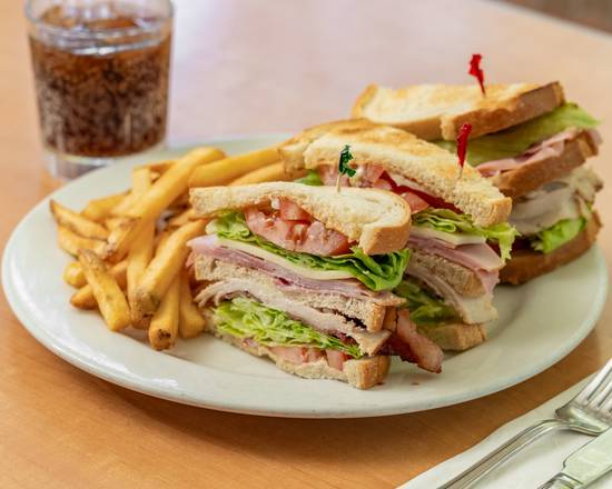 Order Downtown Club Sandwich food online from Buttercup Kitchen Family Restaurant store, Vallejo on bringmethat.com