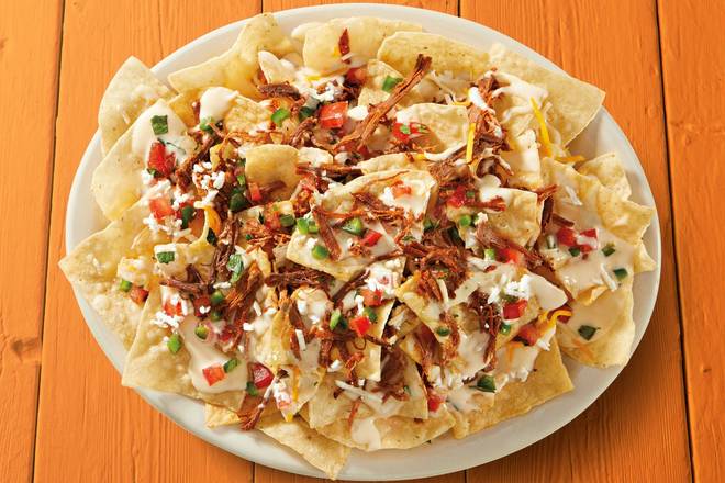 Order Shredded Brisket Nachos food online from Fuzzy's Taco Shop store, Beaumont on bringmethat.com