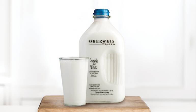 Order Reduced Fat White Milk food online from Oberweis Dairy store, Elgin on bringmethat.com