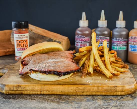 Order Beef Brisket Sandwich Meal food online from Bar-b-Cutie store, Nashville on bringmethat.com